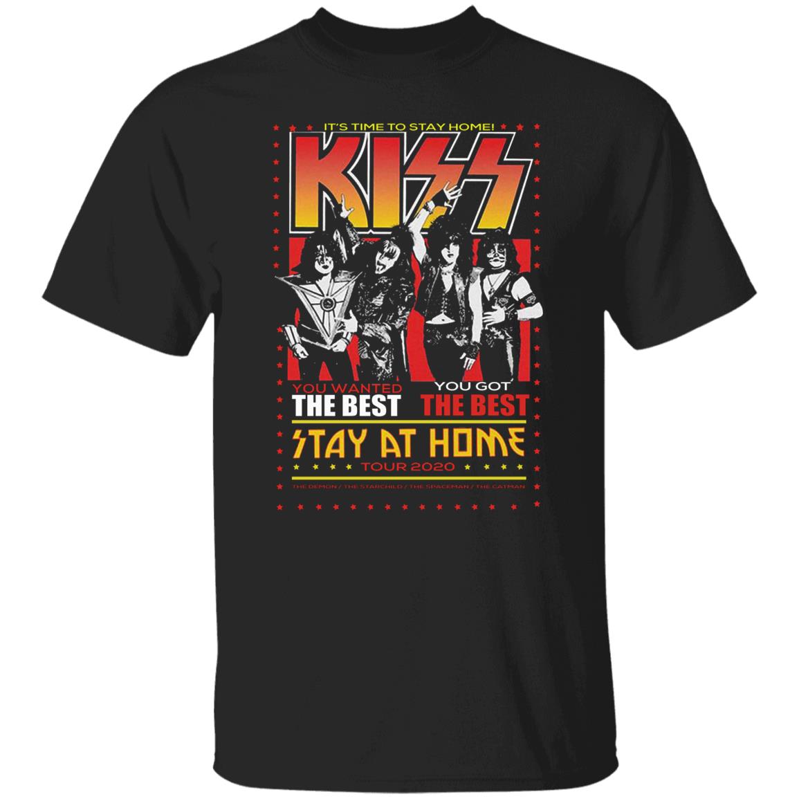Kiss Launches Stay At Home T Shirts Hoodie Sweatshirt - Teechipus