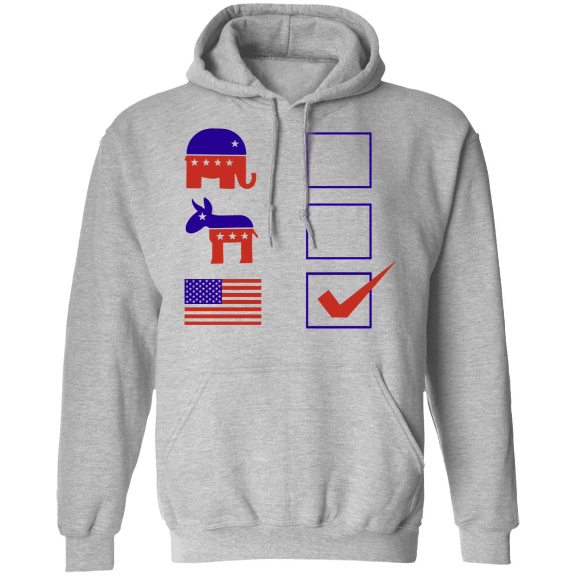 Nothing But American Shirt Hoodie Sweatshirt - Teechipus