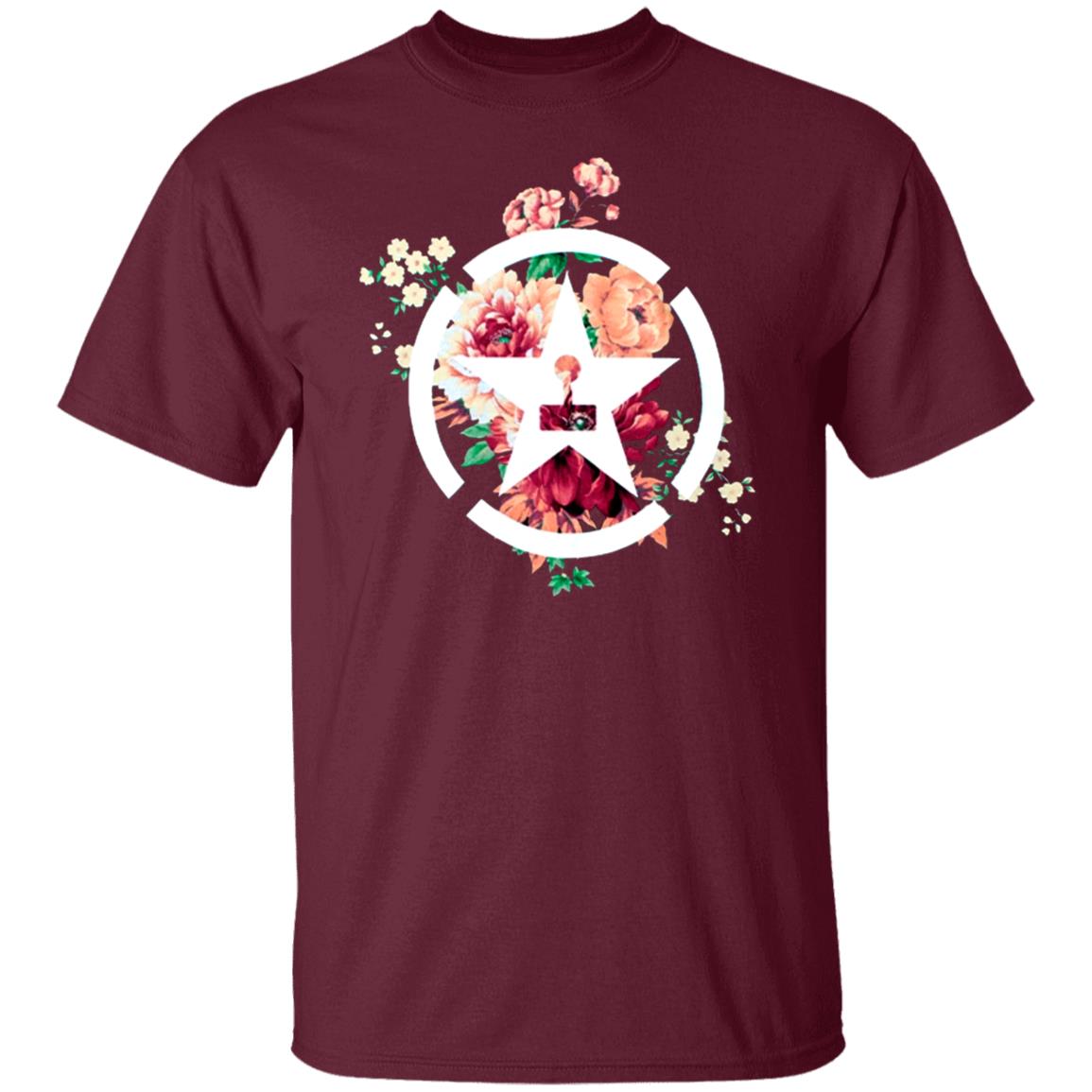 Achievement Hunter Florals Bloom T Shirt Roosterteeth Merch Achievement Hunter Shirt - Teechipus
