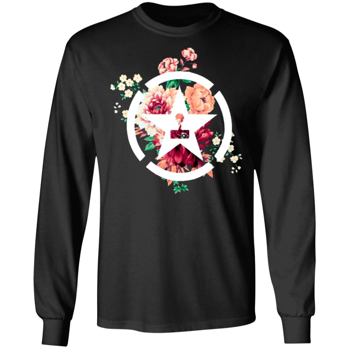 Achievement Hunter Florals Bloom T Shirt Roosterteeth Merch Achievement Hunter Shirt - Teechipus