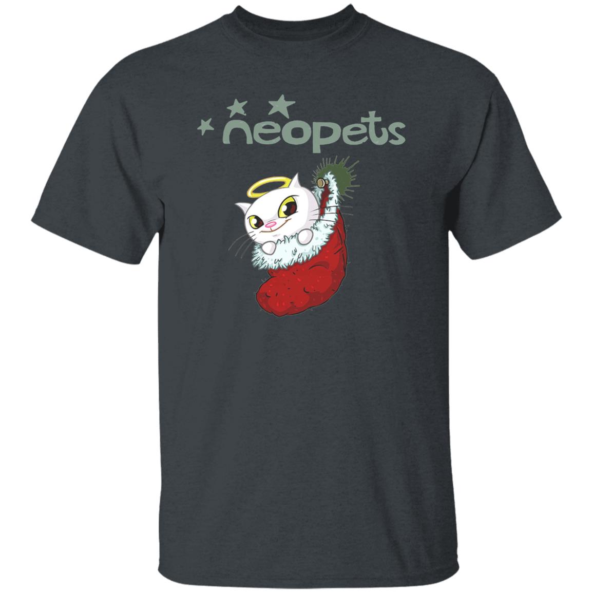 Neopets Christmas Angelpuss T Shirt - Teechipus