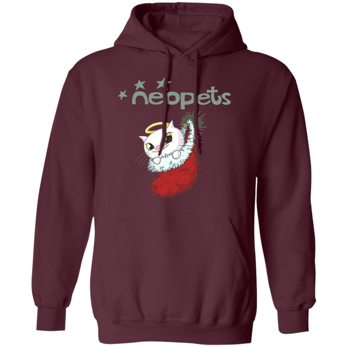 Neopets Christmas Angelpuss T Shirt - Teechipus