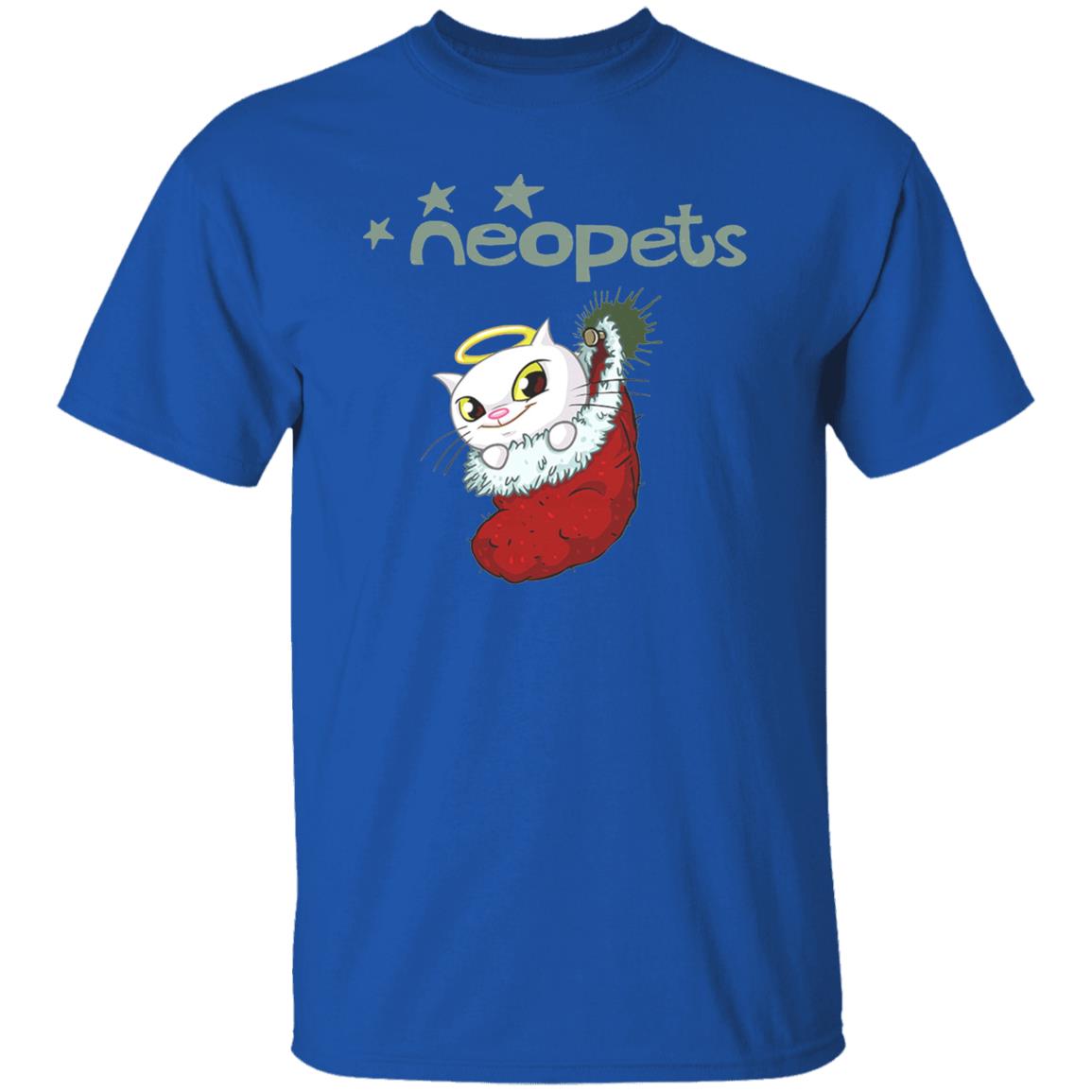 Neopets Christmas Angelpuss T Shirt - Teechipus