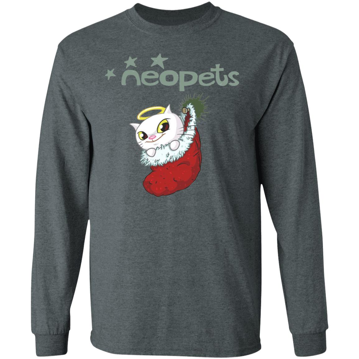 Neopets Christmas Angelpuss T Shirt - Teechipus