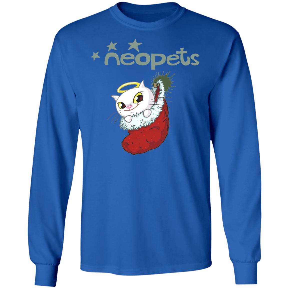 Neopets Christmas Angelpuss T Shirt - Teechipus