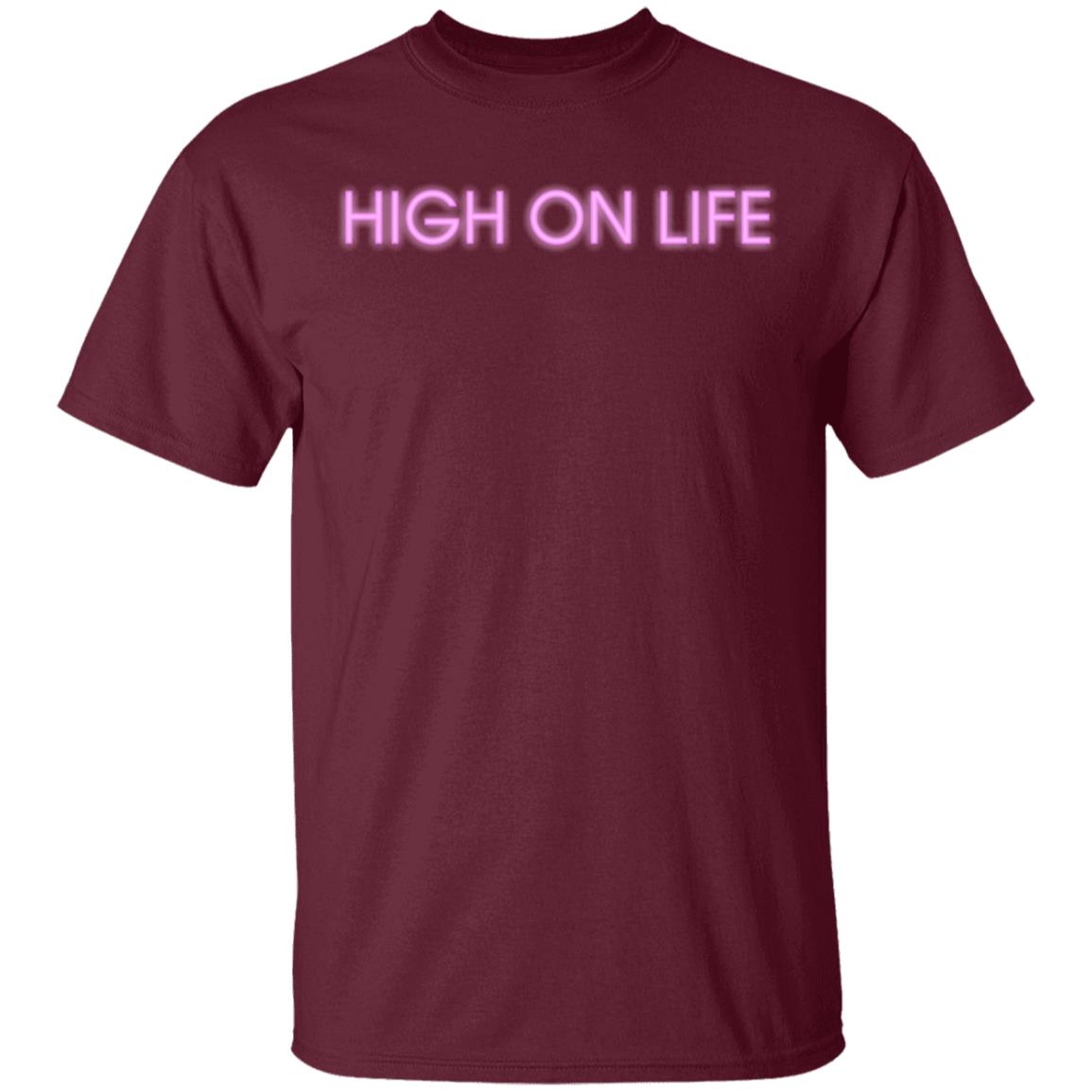 HIGH ON LIFE T Shirt Hoodie Sweatshirt - Teechipus