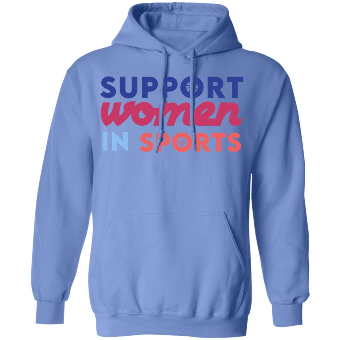 Logo T shirt Support Women In Sports Hoodie Sweatshirt - Teechipus