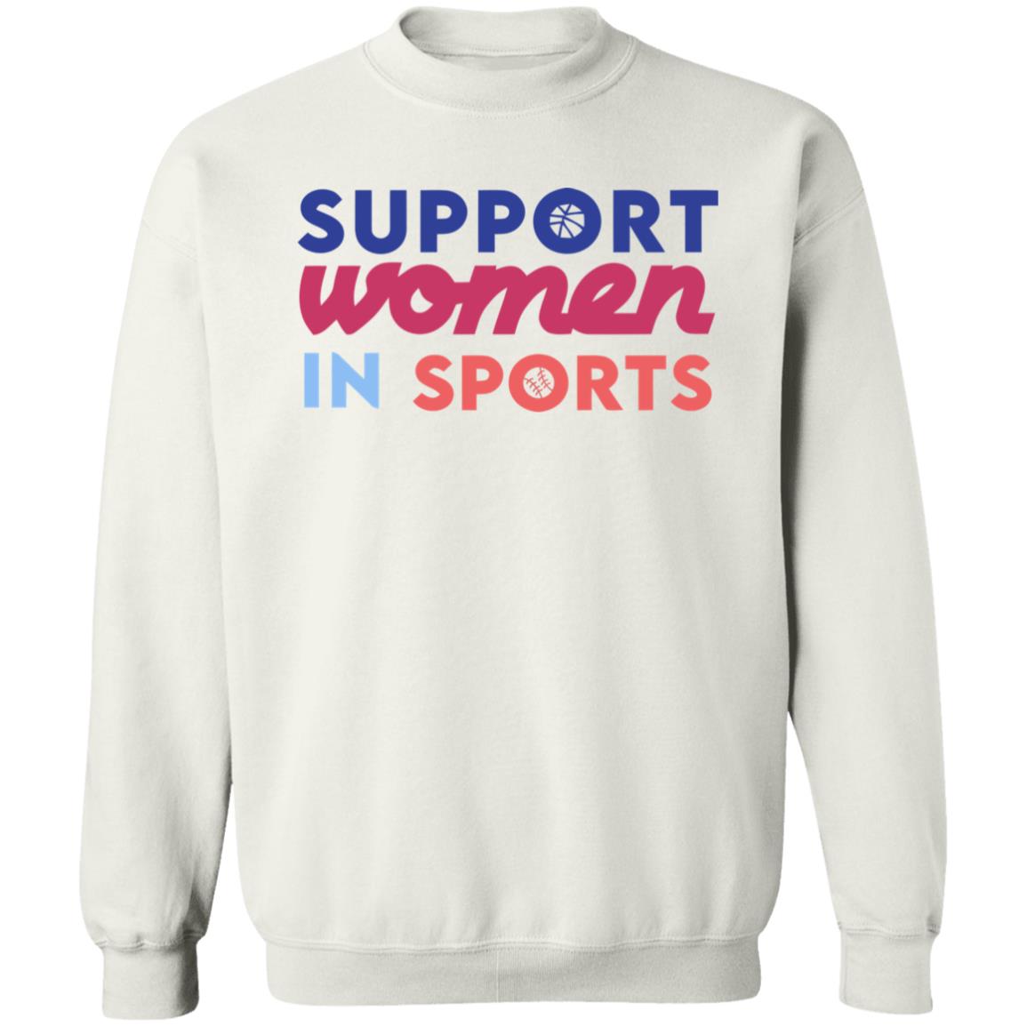 Logo T shirt Support Women In Sports Hoodie Sweatshirt - Teechipus