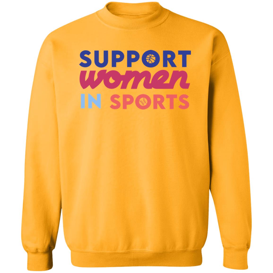 Logo T shirt Support Women In Sports Hoodie Sweatshirt - Teechipus