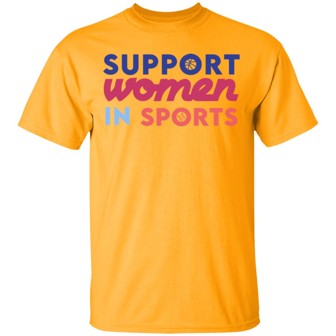 Logo T shirt Support Women In Sports Hoodie Sweatshirt - Teechipus