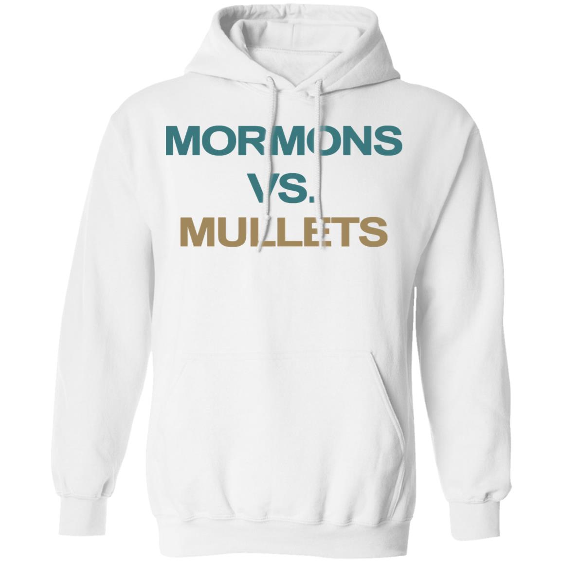 Mormons Vs Mullets T Shirt Mormons Vs. Mullets' Shirt Nets Ccu Student National Tv Moment - Teechipus