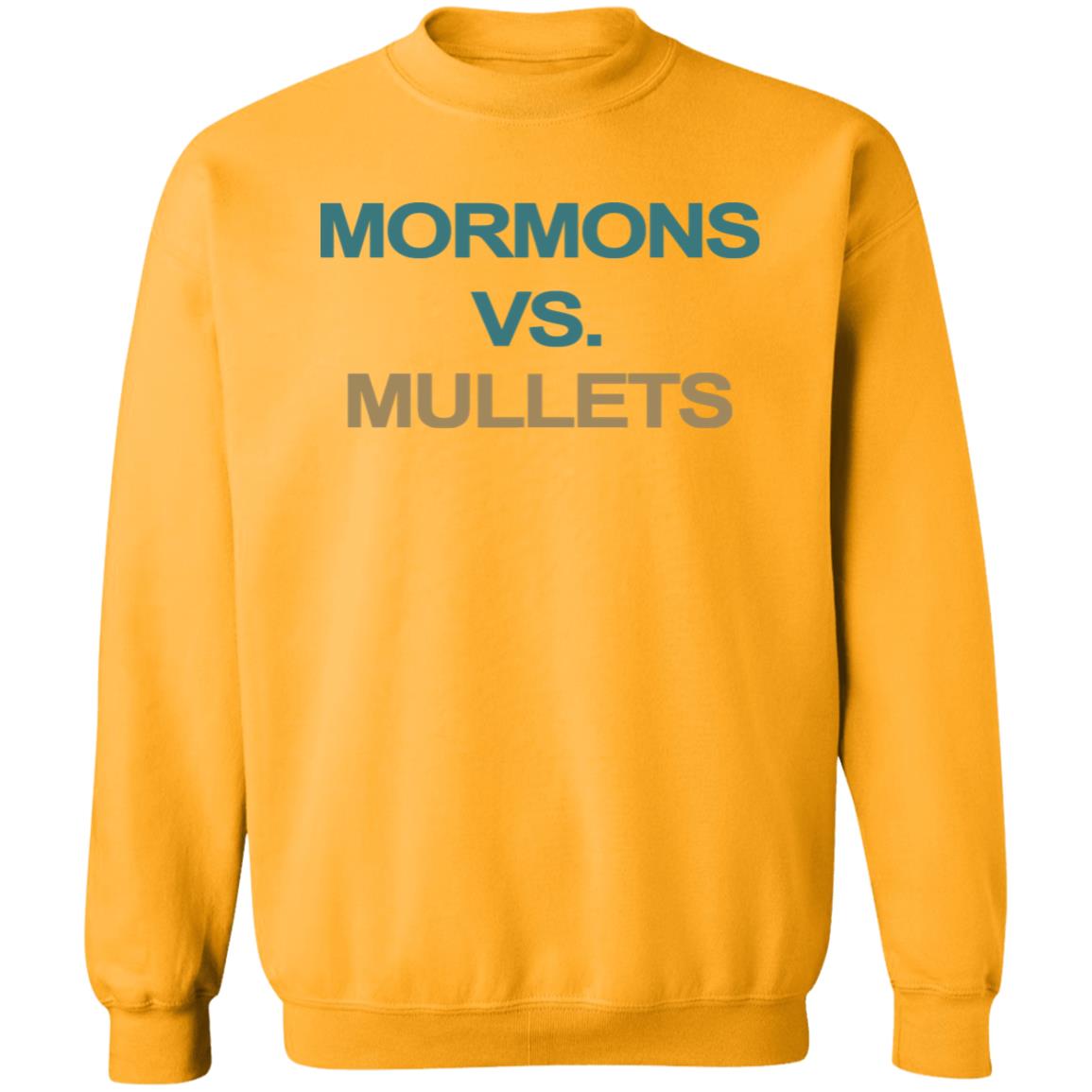 Mormons Vs Mullets T Shirt Mormons Vs. Mullets' Shirt Nets Ccu Student National Tv Moment - Teechipus
