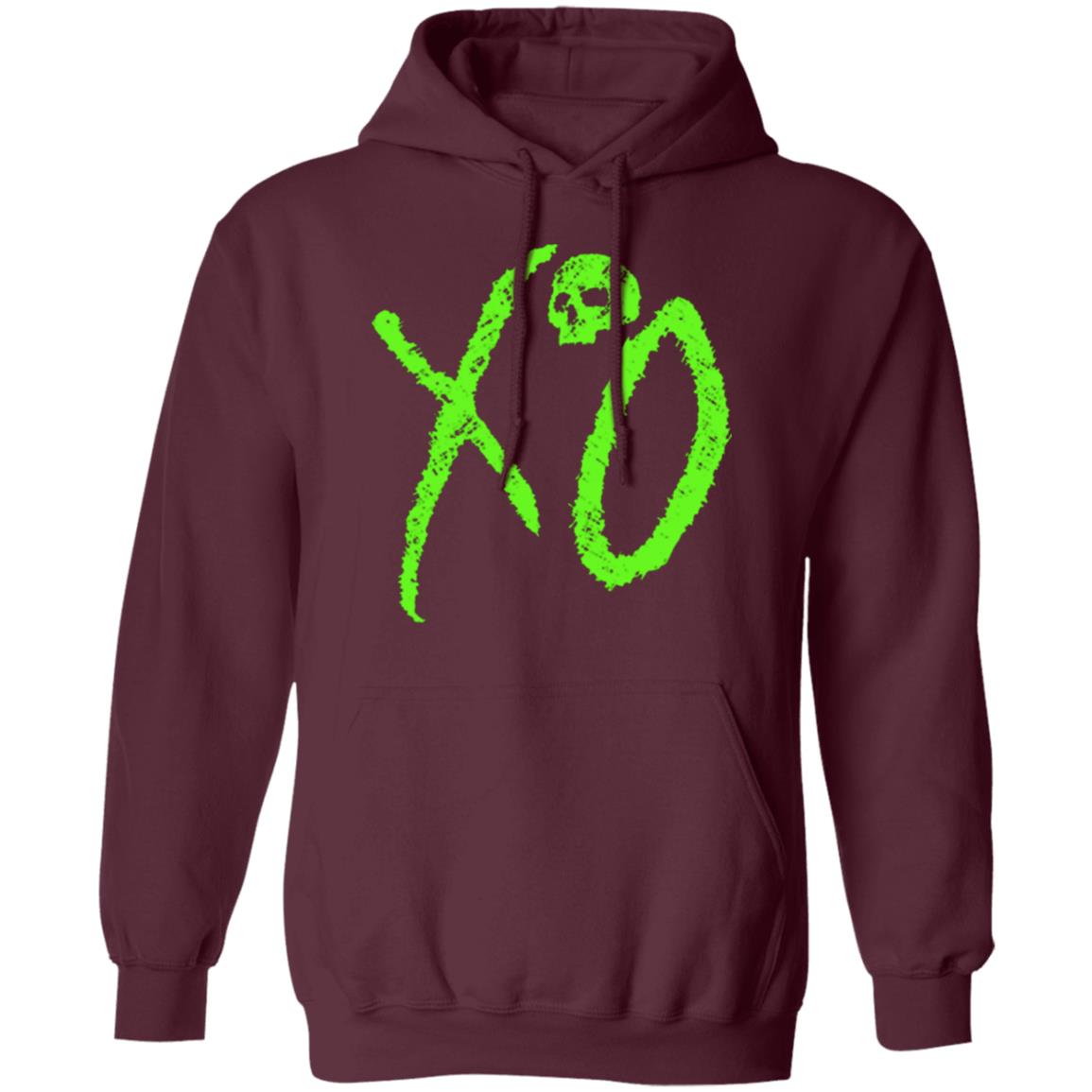 the weeknd merch XO LOGO Black Hoodie Sweatshirt - Teechipus