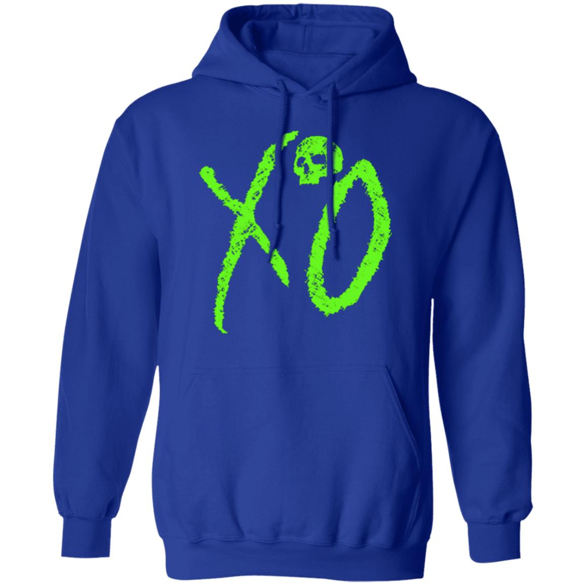 the weeknd merch XO LOGO Black Hoodie Sweatshirt - Teechipus