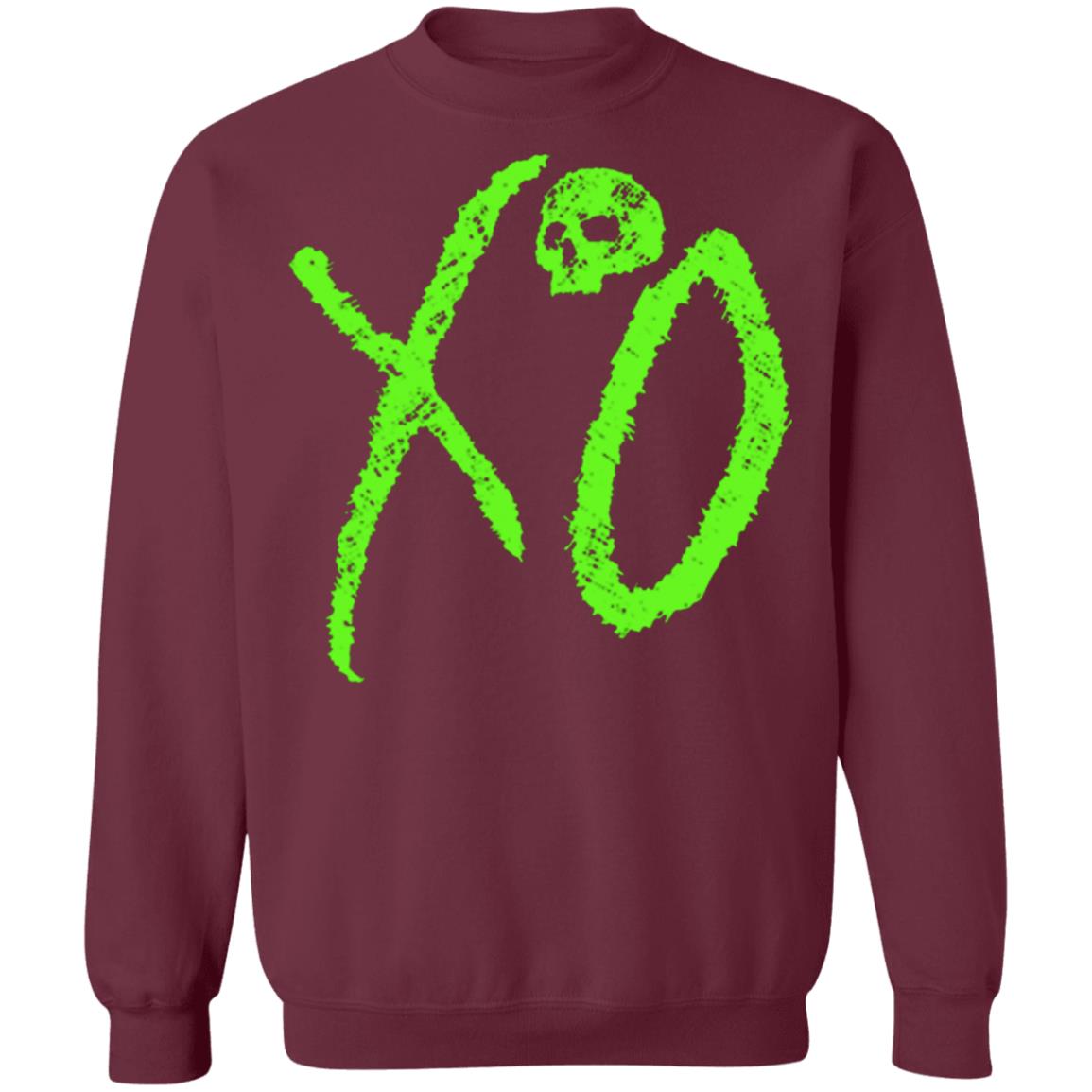 the weeknd merch XO LOGO Black Hoodie Sweatshirt - Teechipus