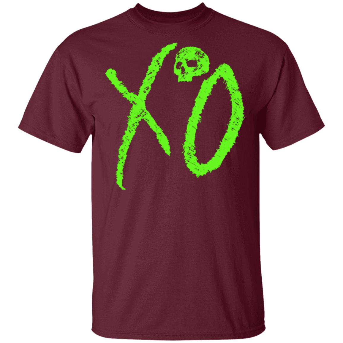 the weeknd merch XO LOGO Black Hoodie Sweatshirt - Teechipus