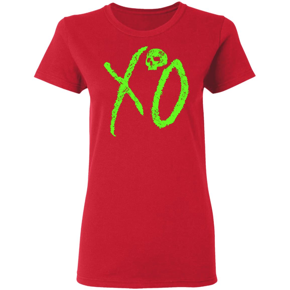 the weeknd merch XO LOGO Black Hoodie Sweatshirt - Teechipus