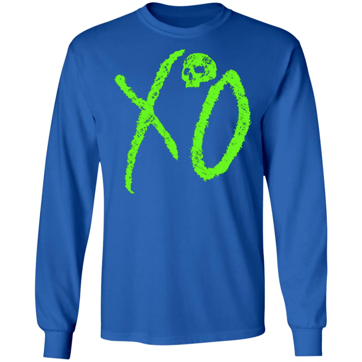 the weeknd merch XO LOGO Black Hoodie Sweatshirt - Teechipus