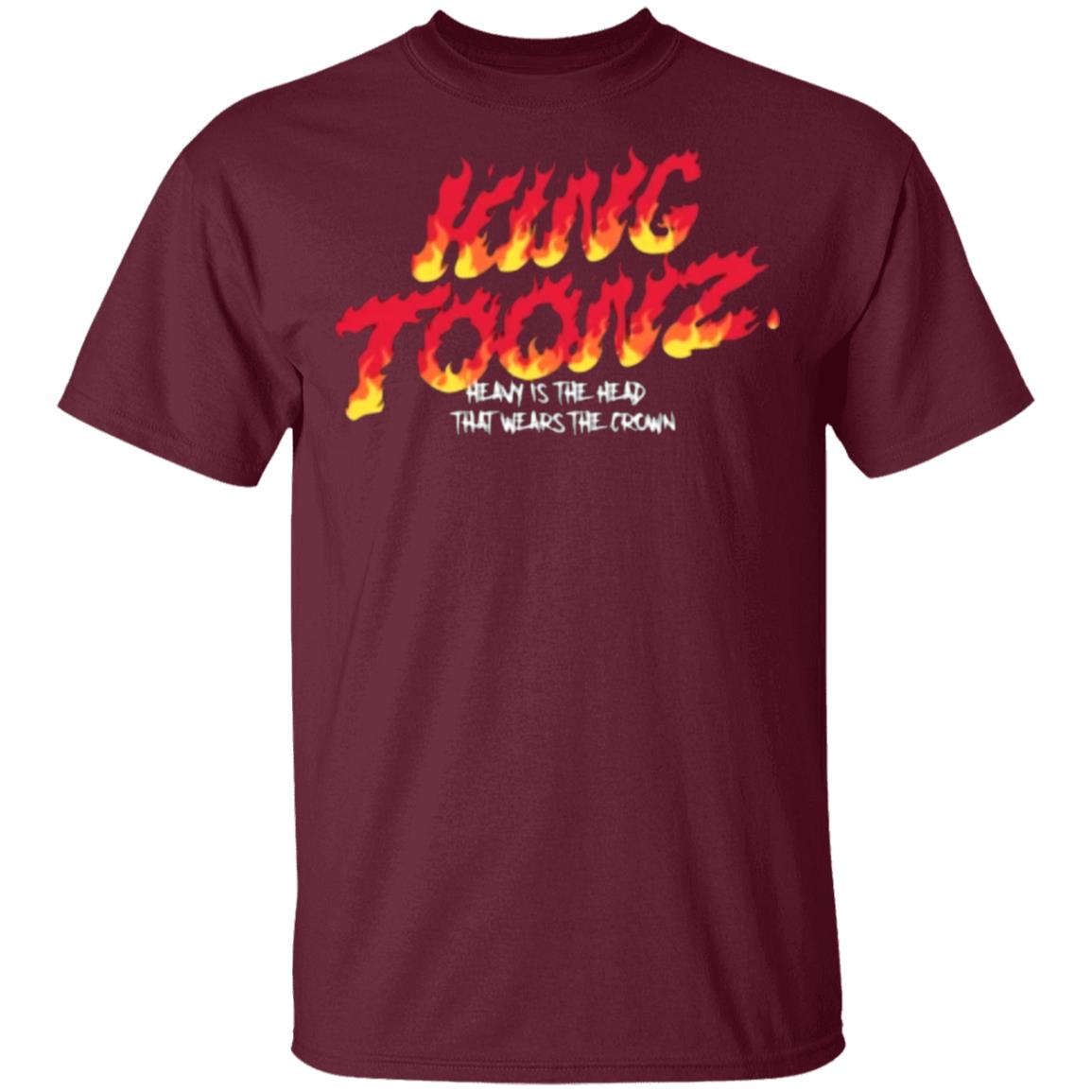 KING TOONZ FLAME T Shirt Black Hoodie Sweatshirt - Teechipus