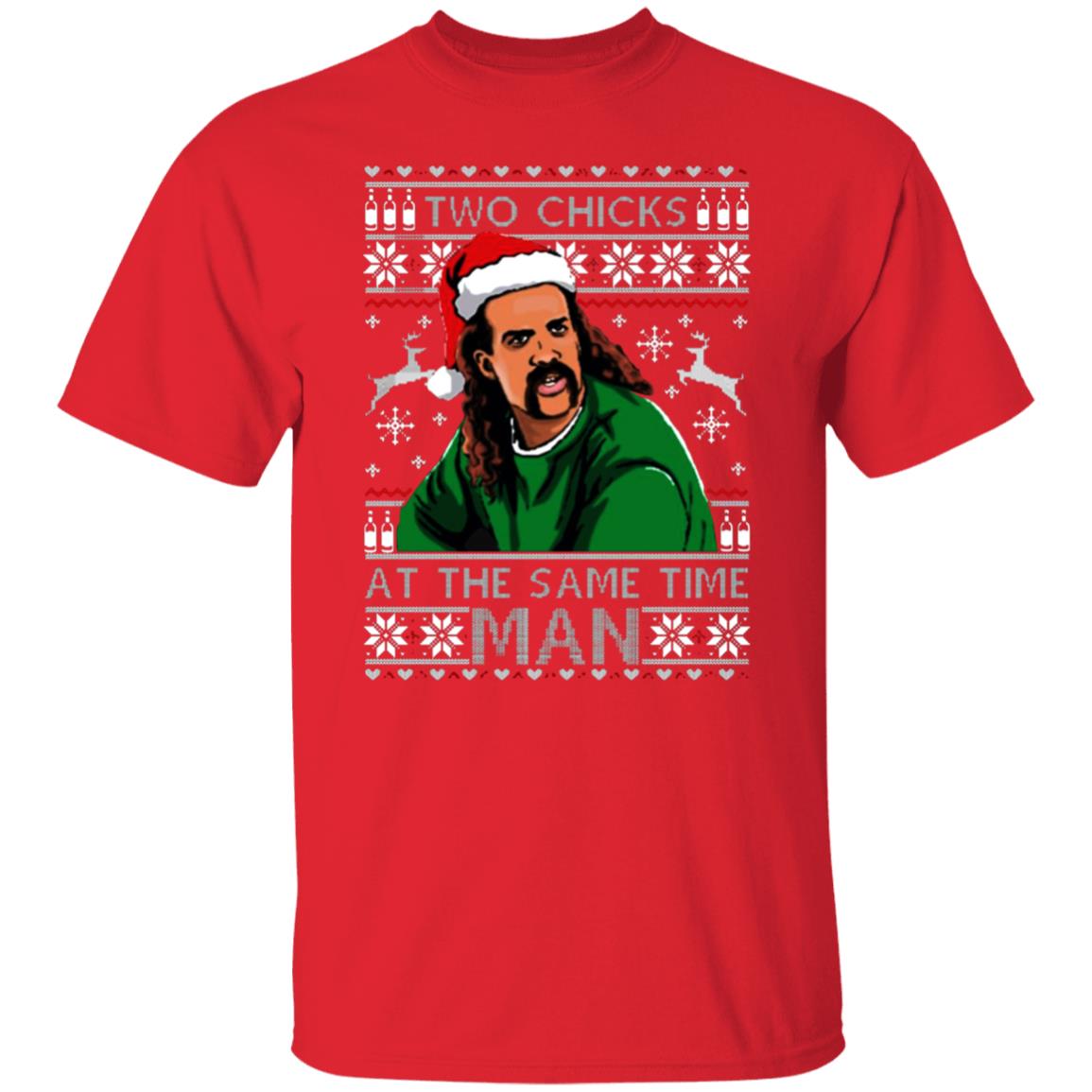 Two Chicks At The Same Time Man t shirt Black Hoodie Sweatshirt - Teechipus