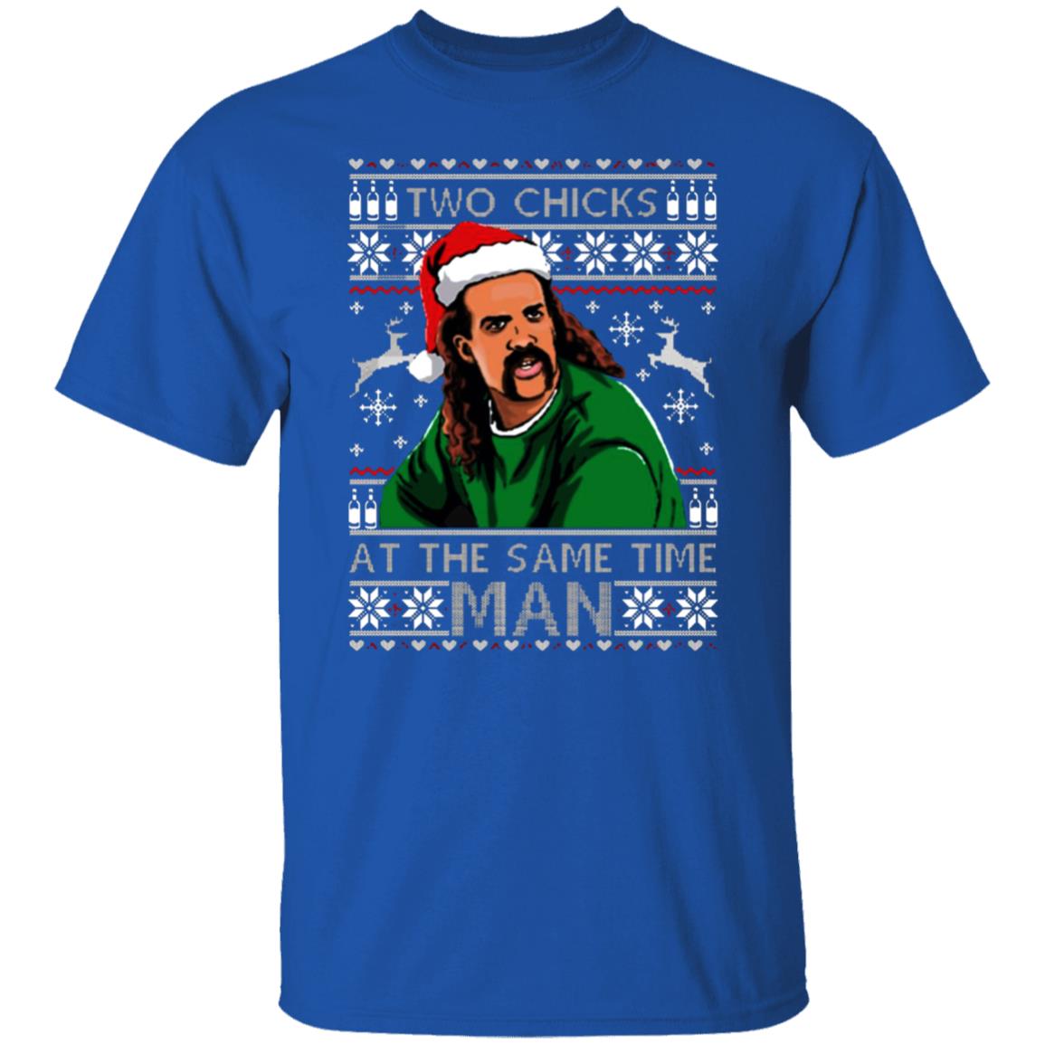 Two Chicks At The Same Time Man t shirt Black Hoodie Sweatshirt - Teechipus