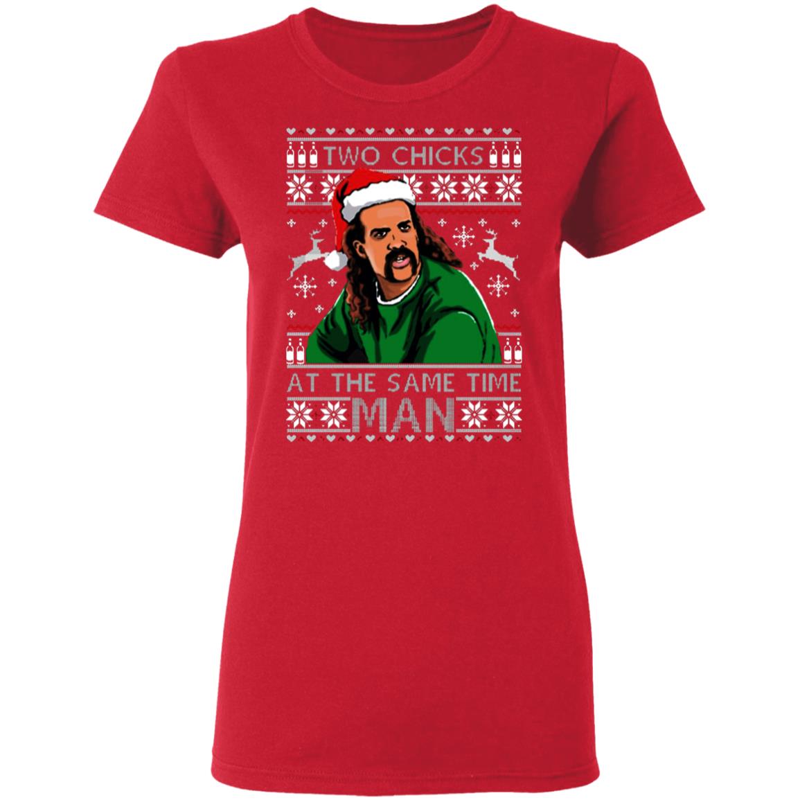 Two Chicks At The Same Time Man t shirt Black Hoodie Sweatshirt - Teechipus