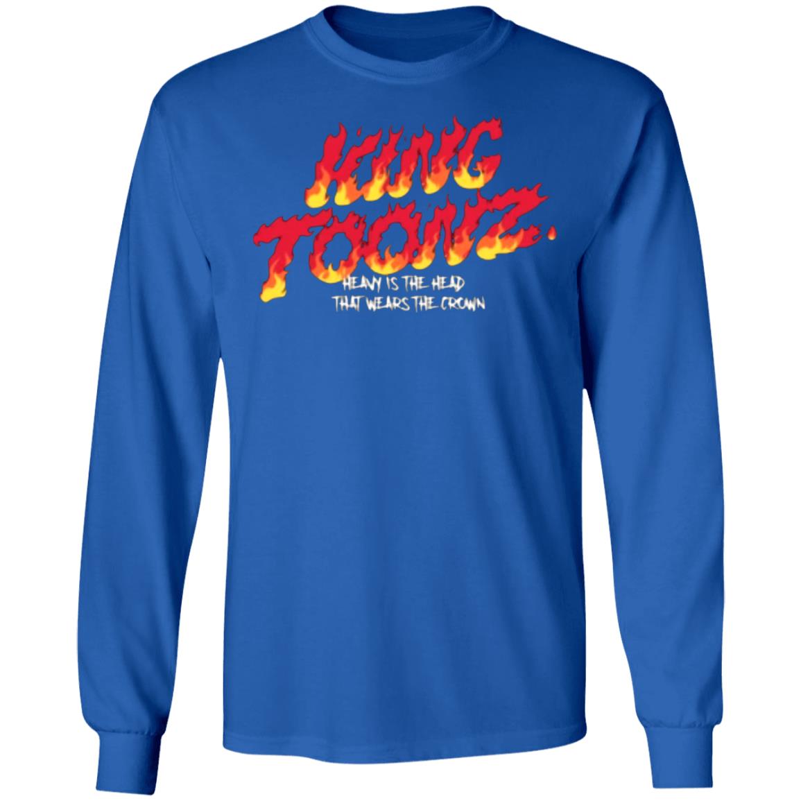 KING TOONZ FLAME T Shirt Black Hoodie Sweatshirt - Teechipus