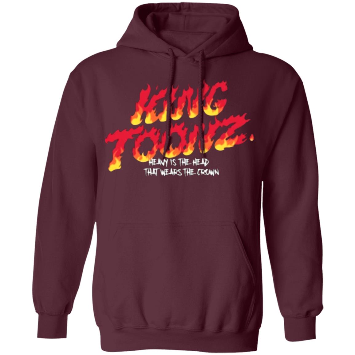 KING TOONZ FLAME T Shirt Black Hoodie Sweatshirt - Teechipus