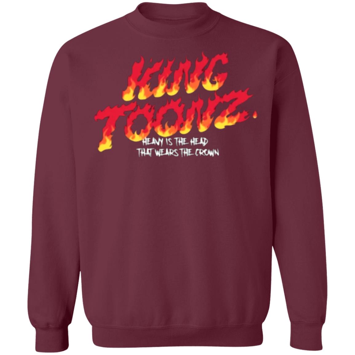 KING TOONZ FLAME T Shirt Black Hoodie Sweatshirt - Teechipus
