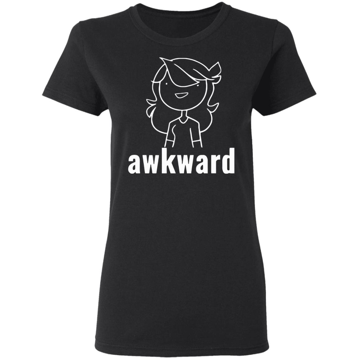 Awkward Hoodie Black Hoodie Sweatshirt - Teechipus