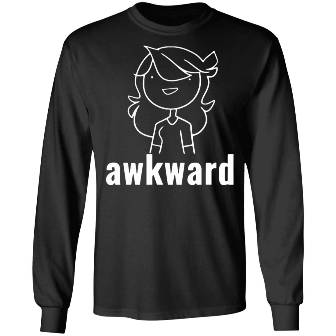 Awkward Hoodie Black Hoodie Sweatshirt - Teechipus