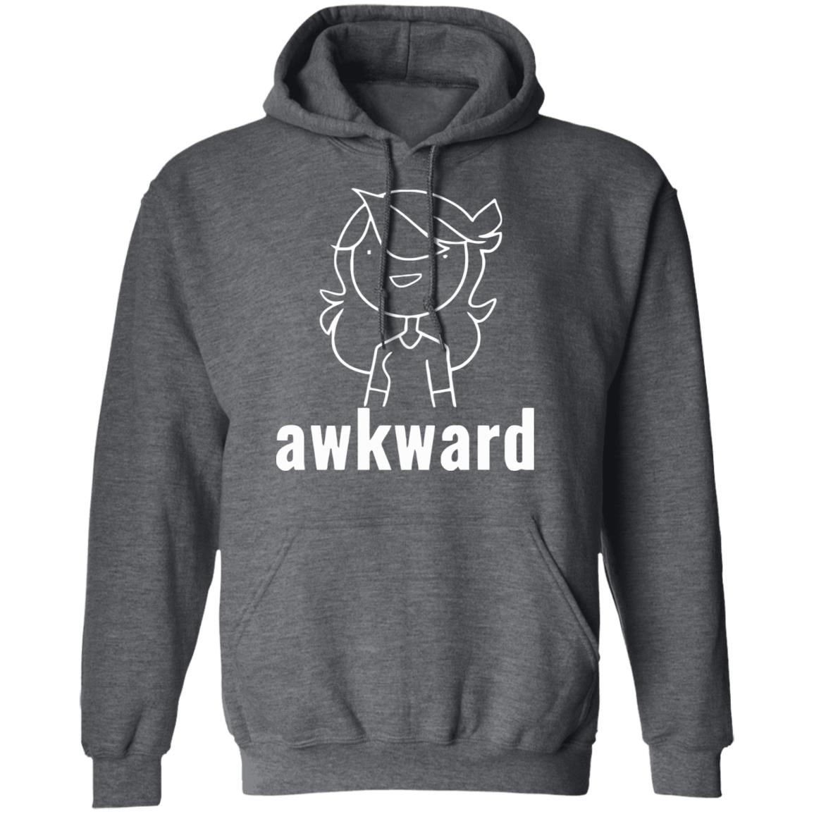 Awkward Hoodie Black Hoodie Sweatshirt - Teechipus