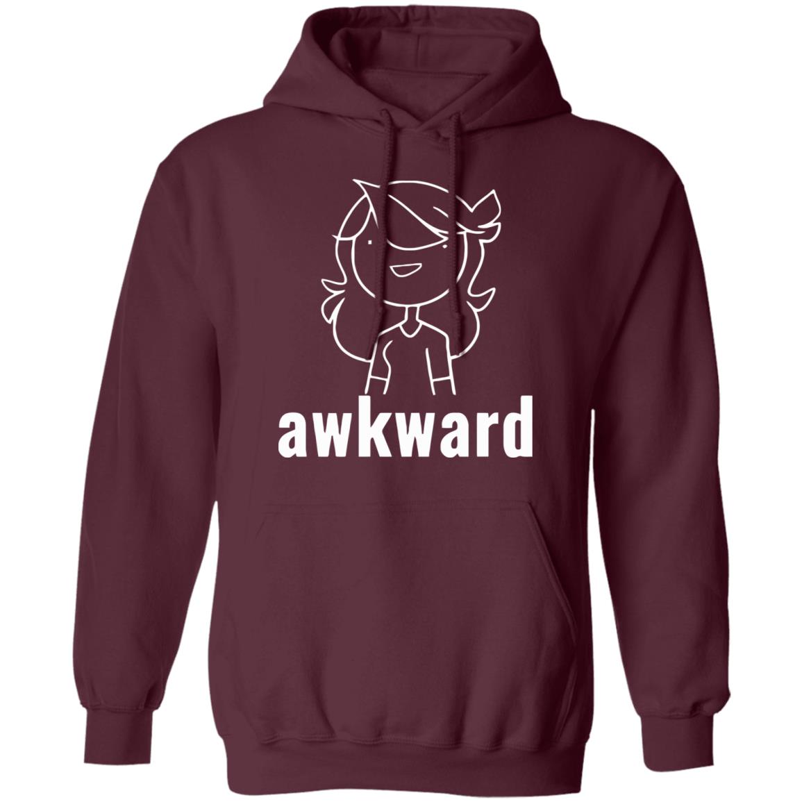 Awkward Hoodie Black Hoodie Sweatshirt - Teechipus