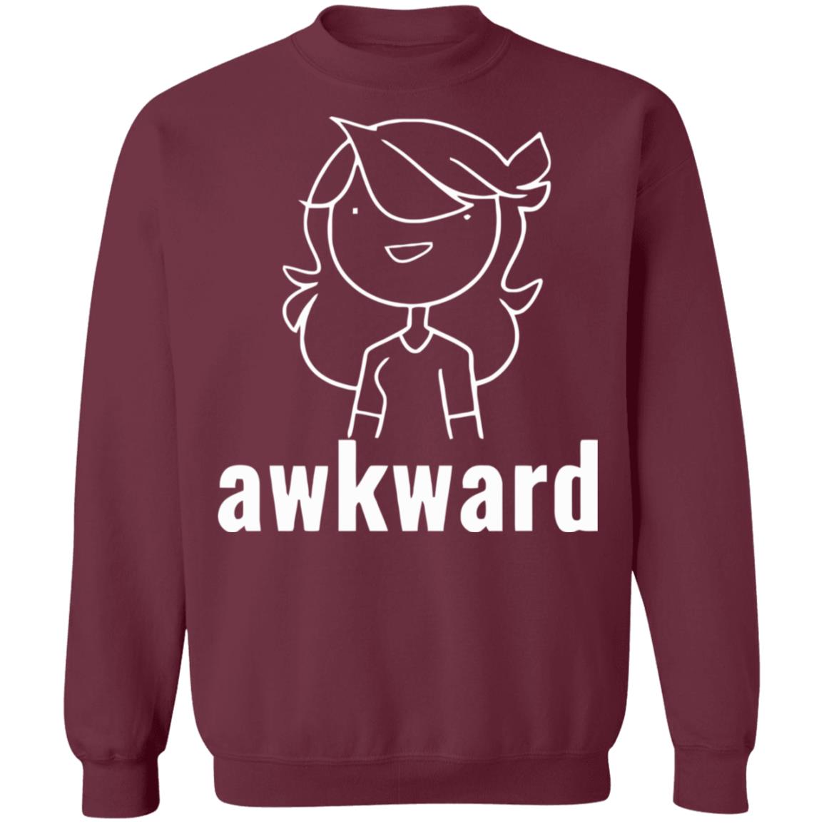 Awkward Hoodie Black Hoodie Sweatshirt - Teechipus