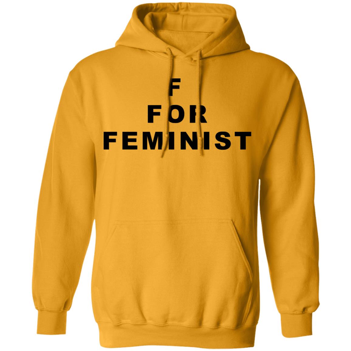 f for feminist t shirt White Hoodie Sweatshirt - Teechipus