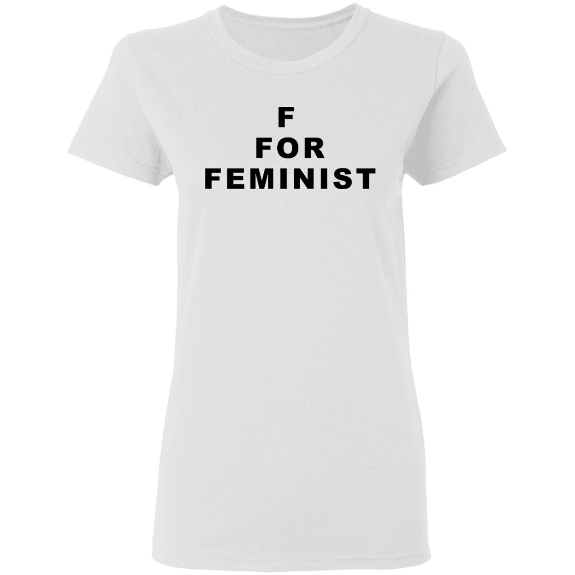 f for feminist t shirt White Hoodie Sweatshirt - Teechipus
