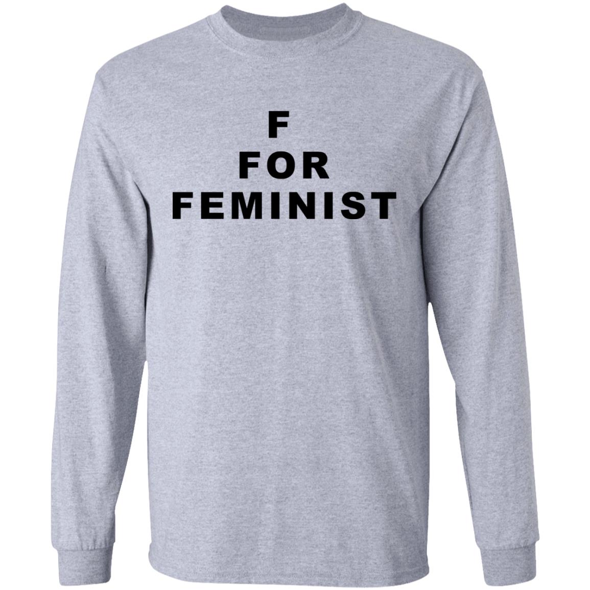 f for feminist t shirt White Hoodie Sweatshirt - Teechipus