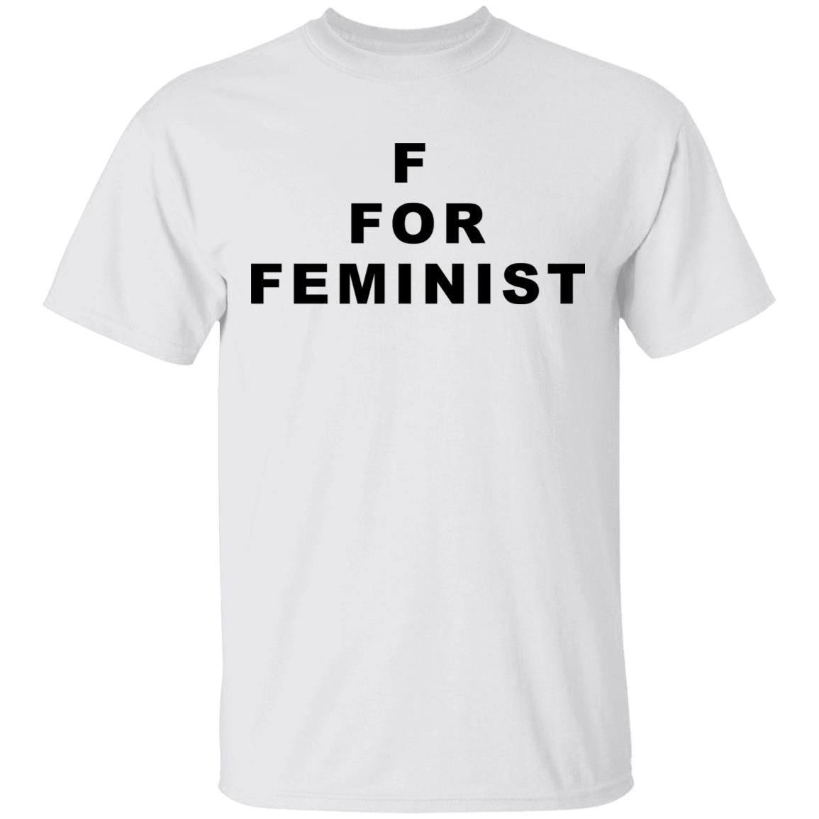f for feminist t shirt White Hoodie Sweatshirt - Teechipus