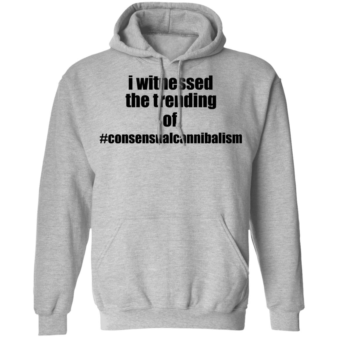 i witnessed the trending t shirt White Hoodie Sweatshirt - Teechipus
