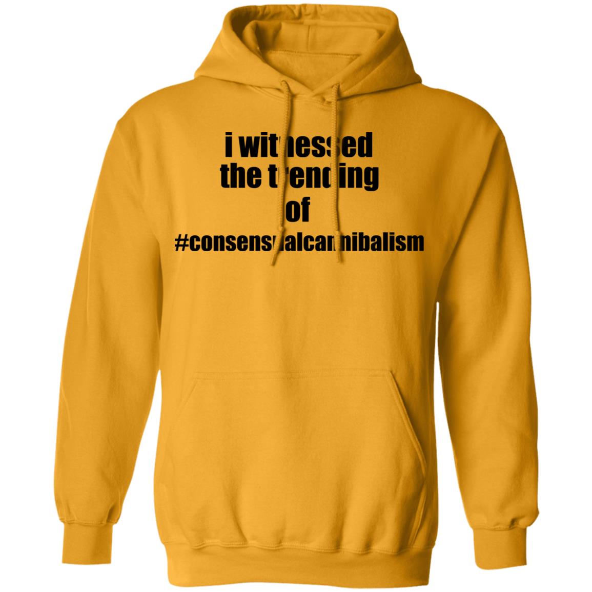 i witnessed the trending t shirt White Hoodie Sweatshirt - Teechipus