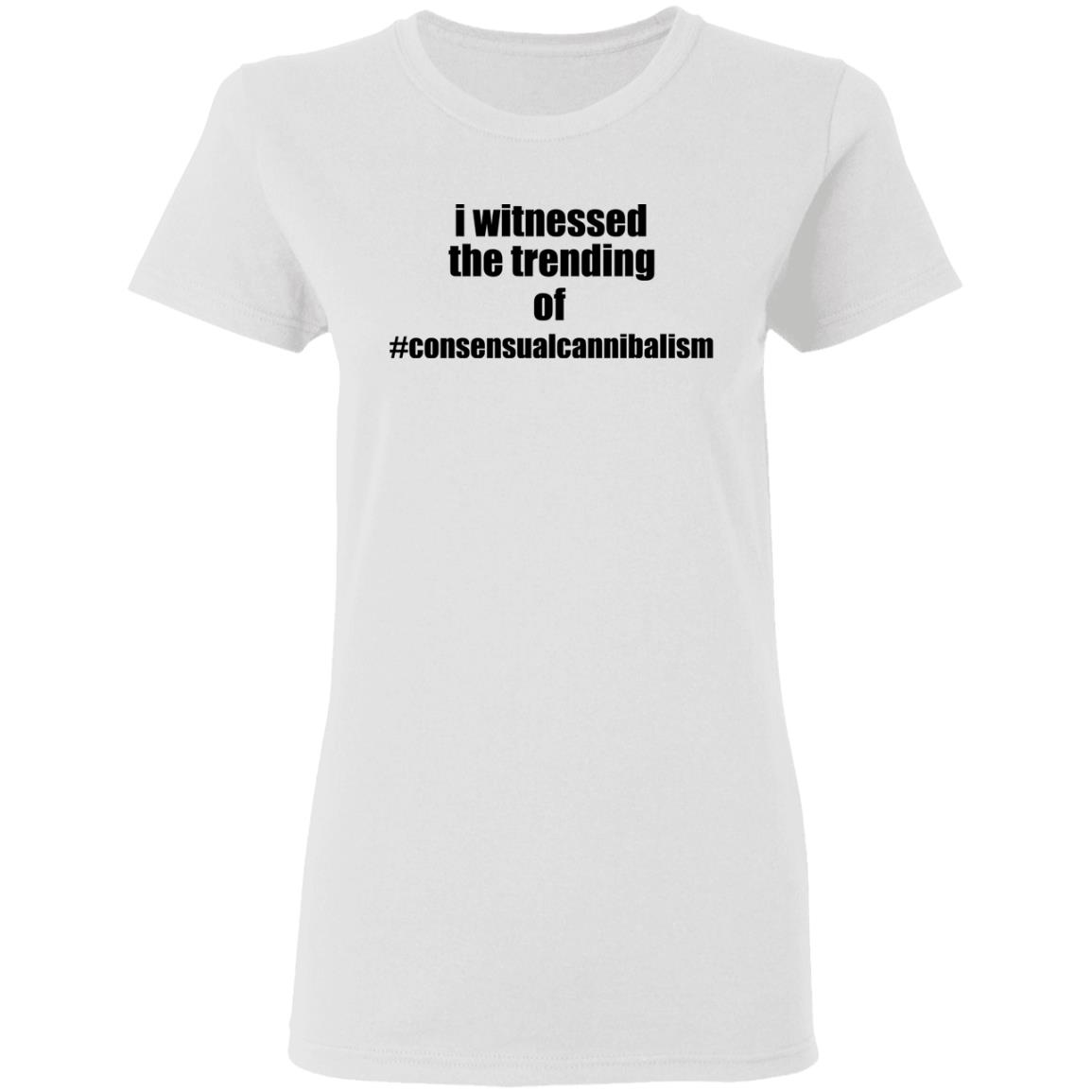 i witnessed the trending t shirt White Hoodie Sweatshirt - Teechipus