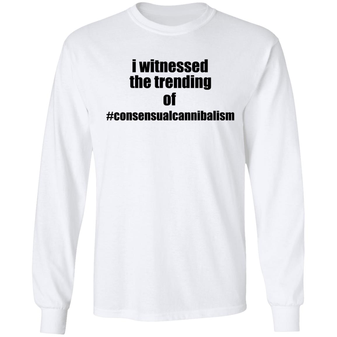 i witnessed the trending t shirt White Hoodie Sweatshirt - Teechipus