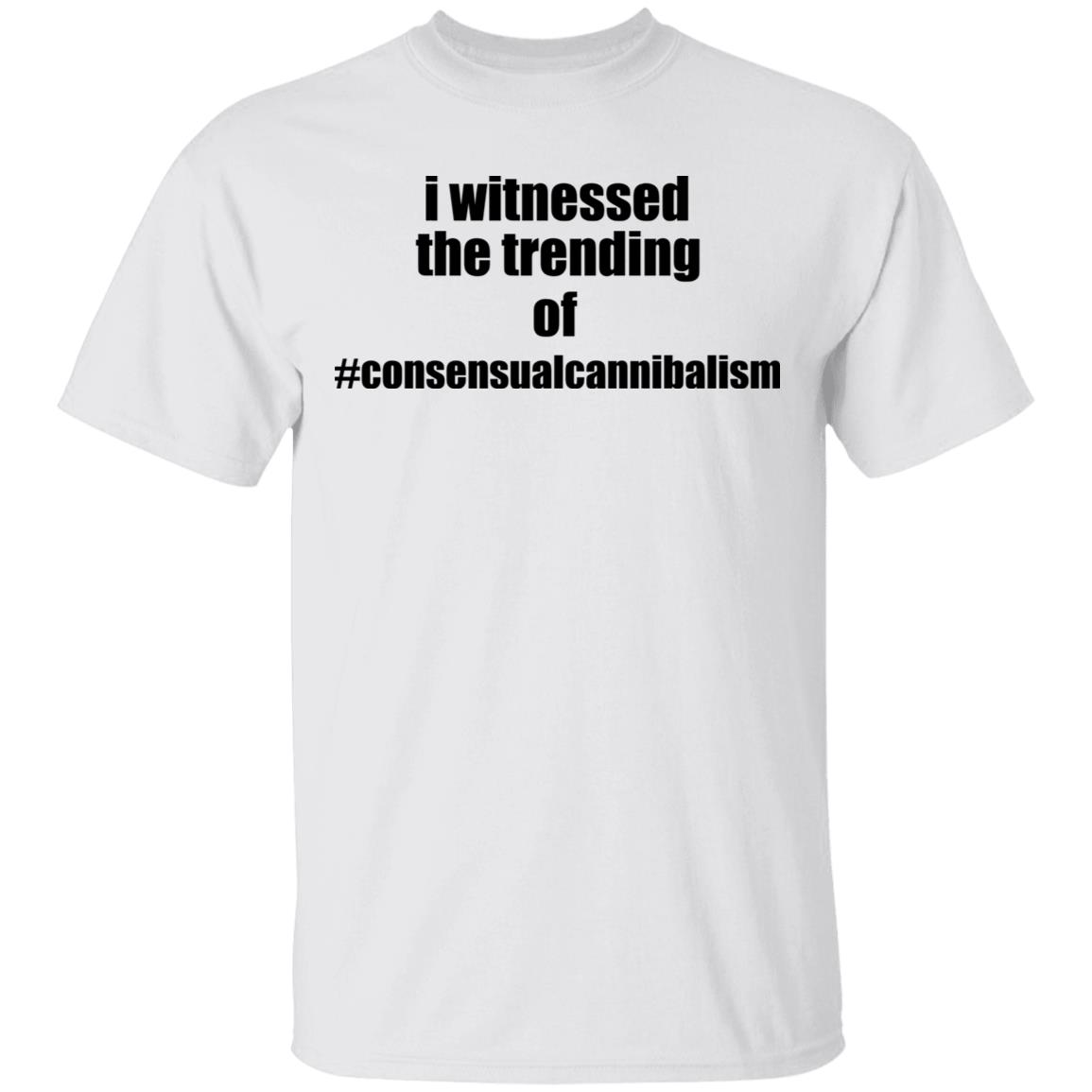 i witnessed the trending t shirt White Hoodie Sweatshirt - Teechipus