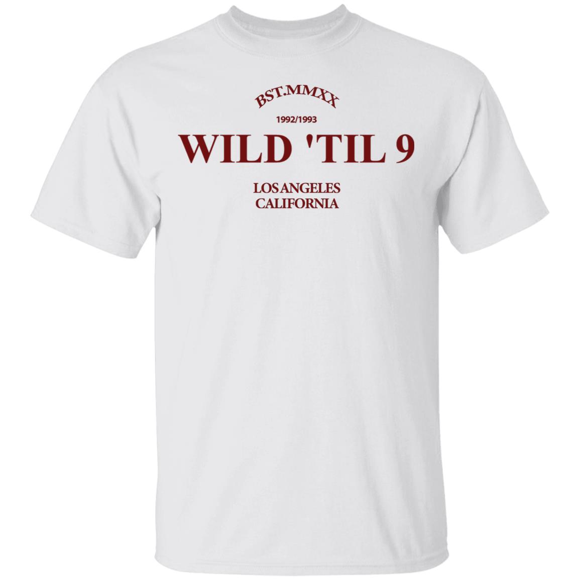 Wild Til 9 Merch Hoodie White Hoodie Sweatshirt - Teechipus
