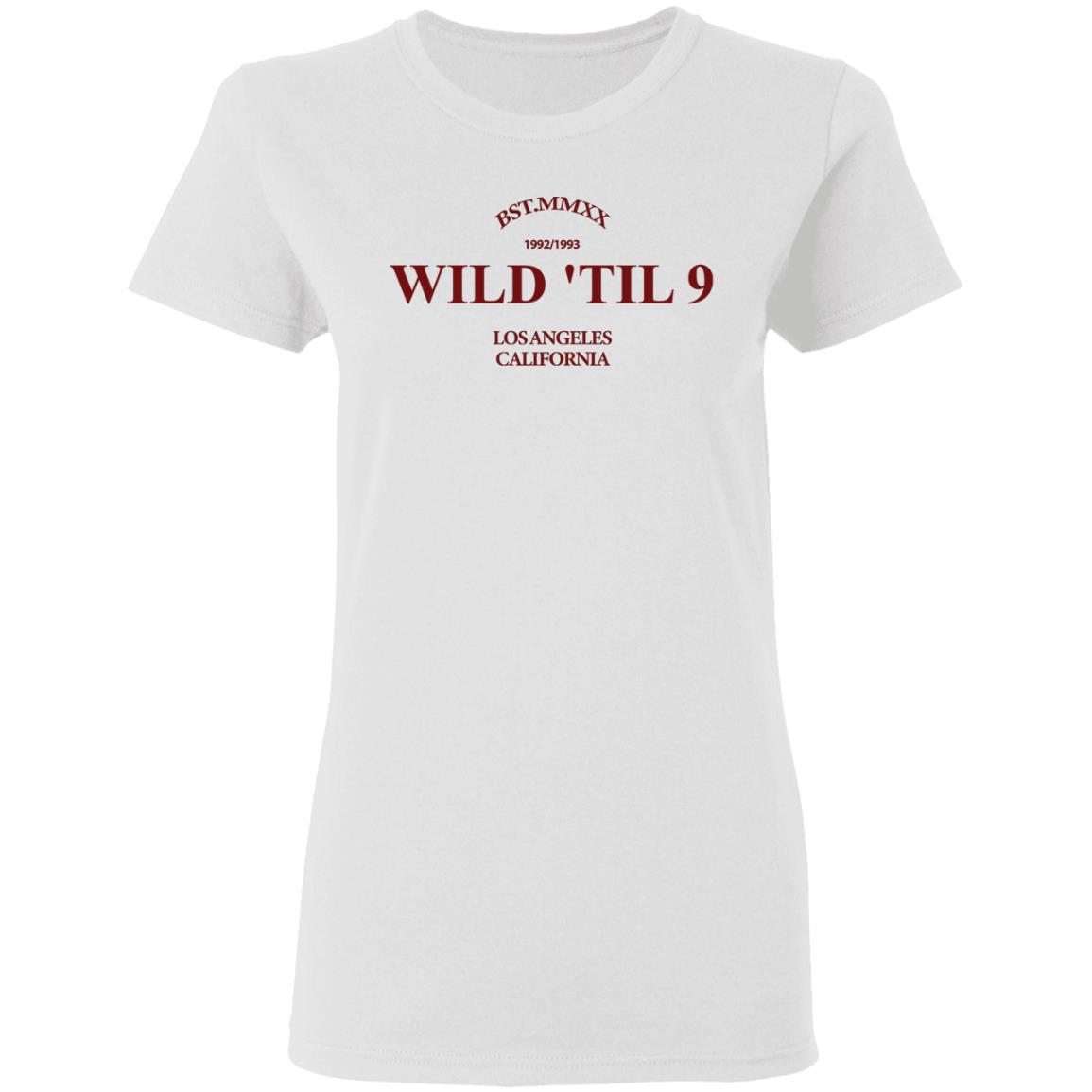 Wild Til 9 Merch Hoodie White Hoodie Sweatshirt - Teechipus