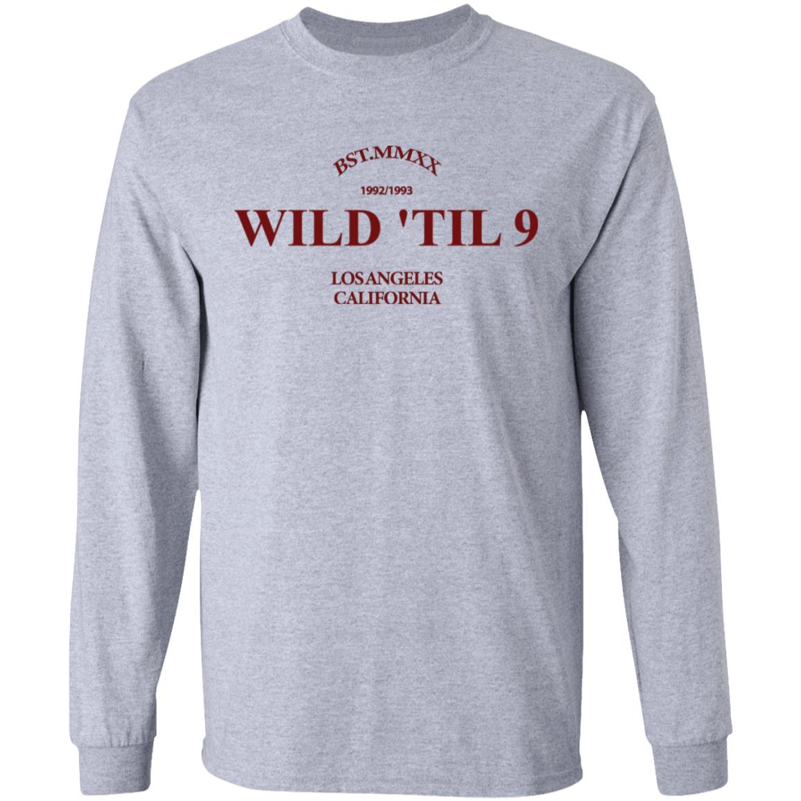 Wild Til 9 Merch Hoodie White Hoodie Sweatshirt - Teechipus