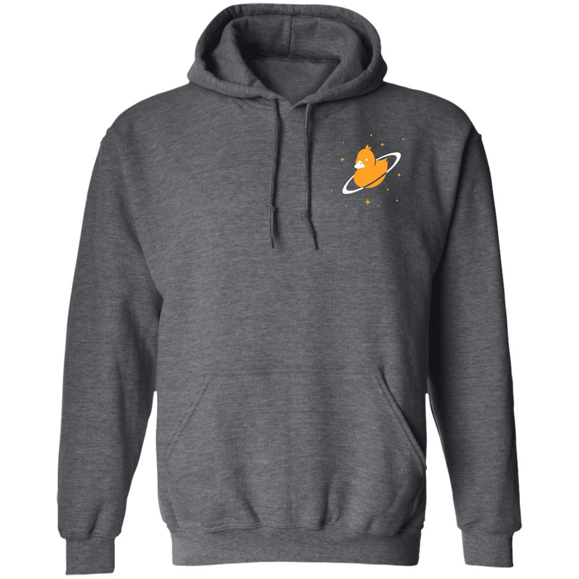 Duck Planet Black Hoodie Marble Hoodie Duck Planet Merch - Teechipus