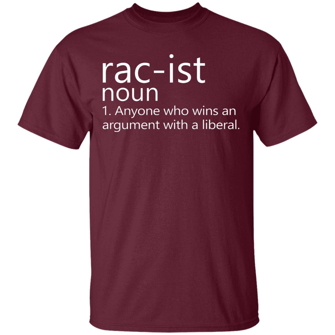 Rac-Ist Noun Hoodie Sweatshirt Anyone Who Wins An Argument T-Shirt - Teechipus