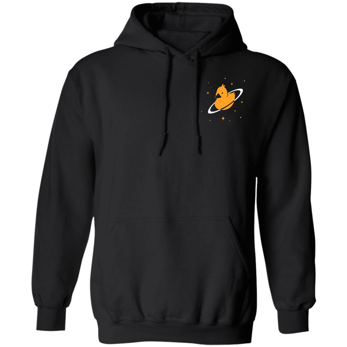 Marble Hoodie Duck Planet Merch Duck Planet Black Hoodie - Teechipus