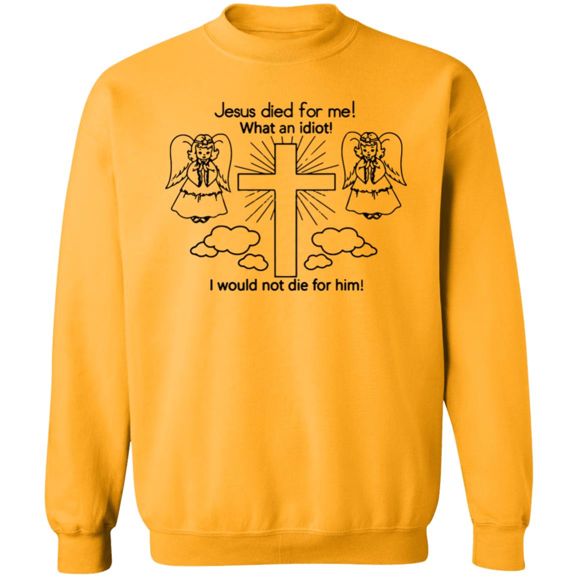 Would Not Die For Jesus Shirt Jesus Died For Me I Would Not Die For Him T-Shirt - Teechipus